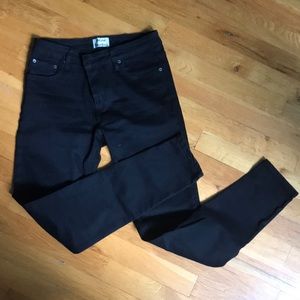 Acne studio skin 5 black jeans in size 27